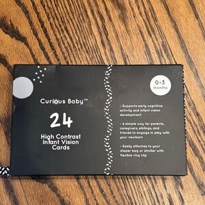 Curious Baby High Contrast Infant Vision Cards- NWT